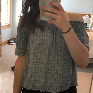 Off the shoulder top